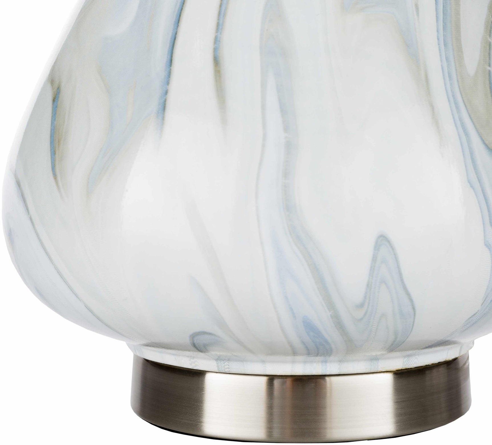 Farnborough Marble Ceramic Table Lamp - Ornate Home