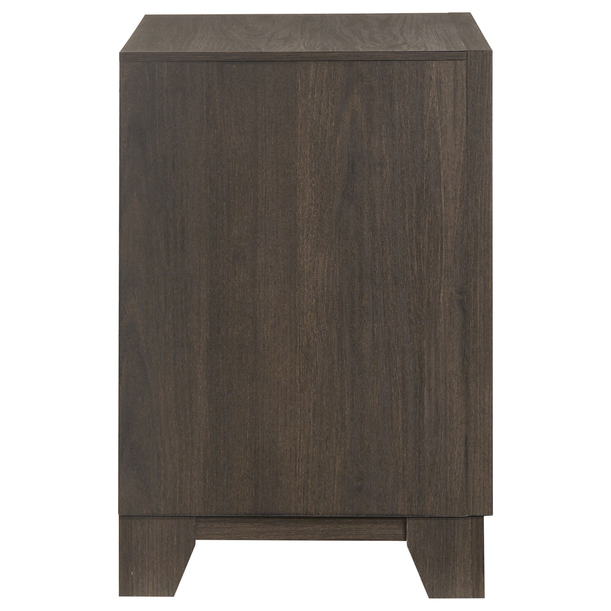Farre Dark Brown 2-drawer Nightstand Bedside Table - Ornate Home