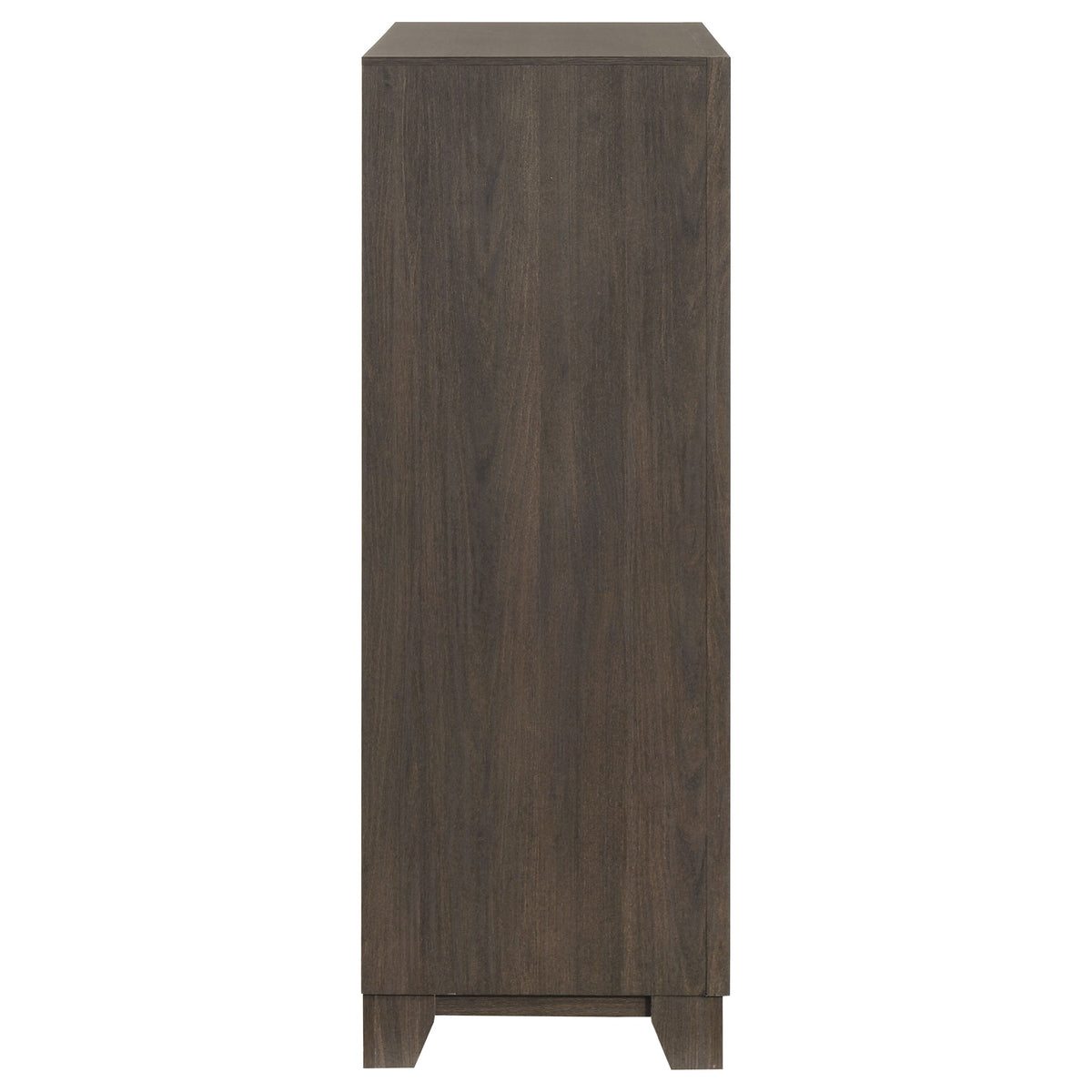 Farre Dark Brown 5-drawer Chest Of Drawers - Ornate Home