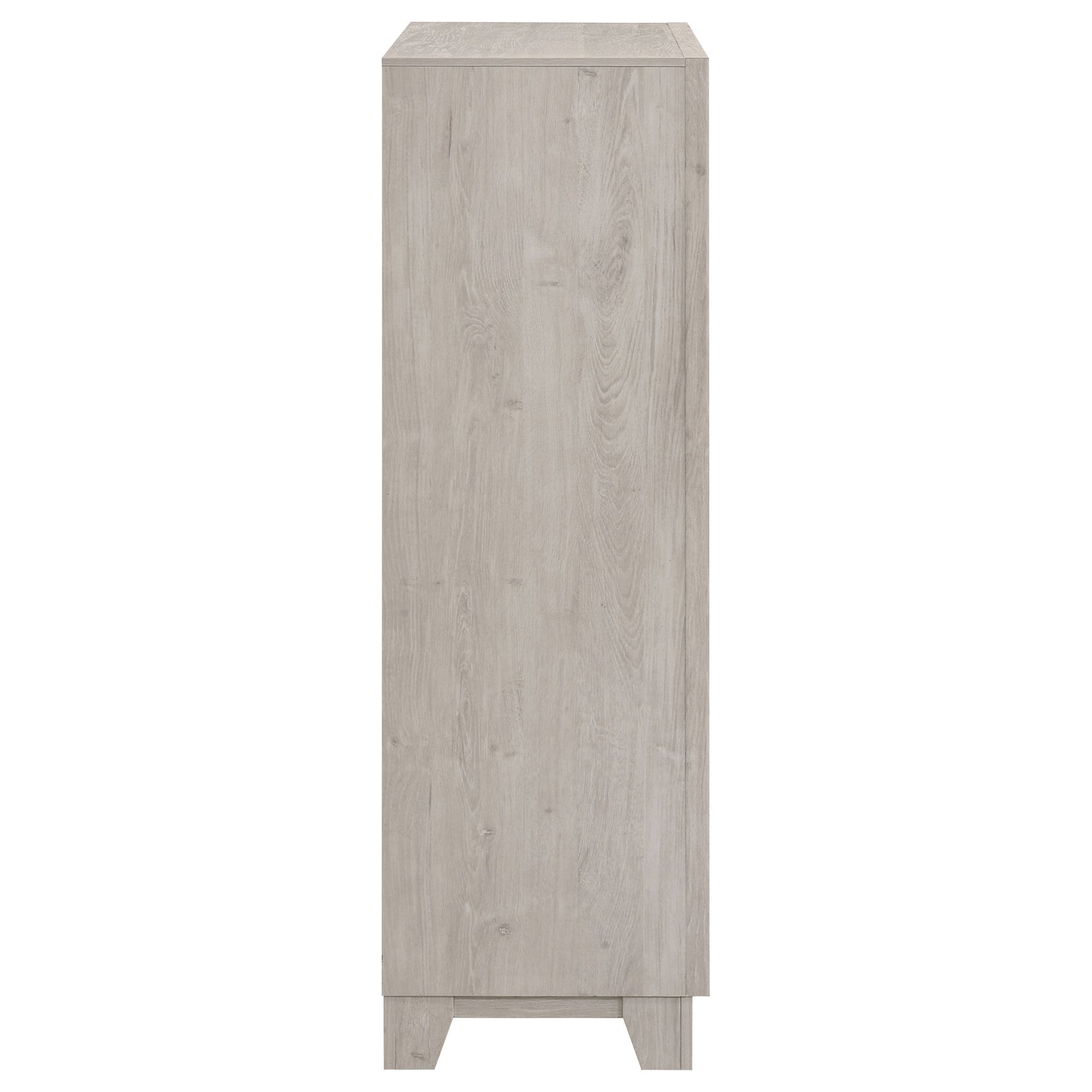 Farre Washed Grey 5-drawer Chest Of Drawers - Ornate Home