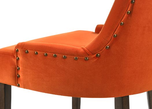 Farren Orange Side Chair (Set of 2) - Ornate Home