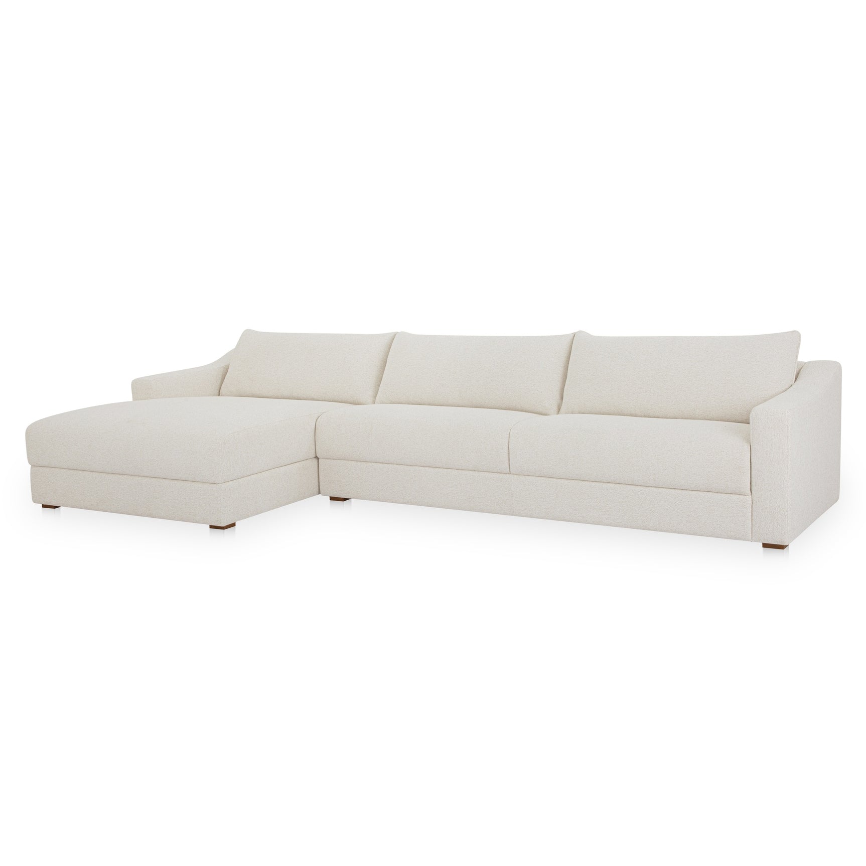 Farrow Flecked Oat Left Sectional - Ornate Home