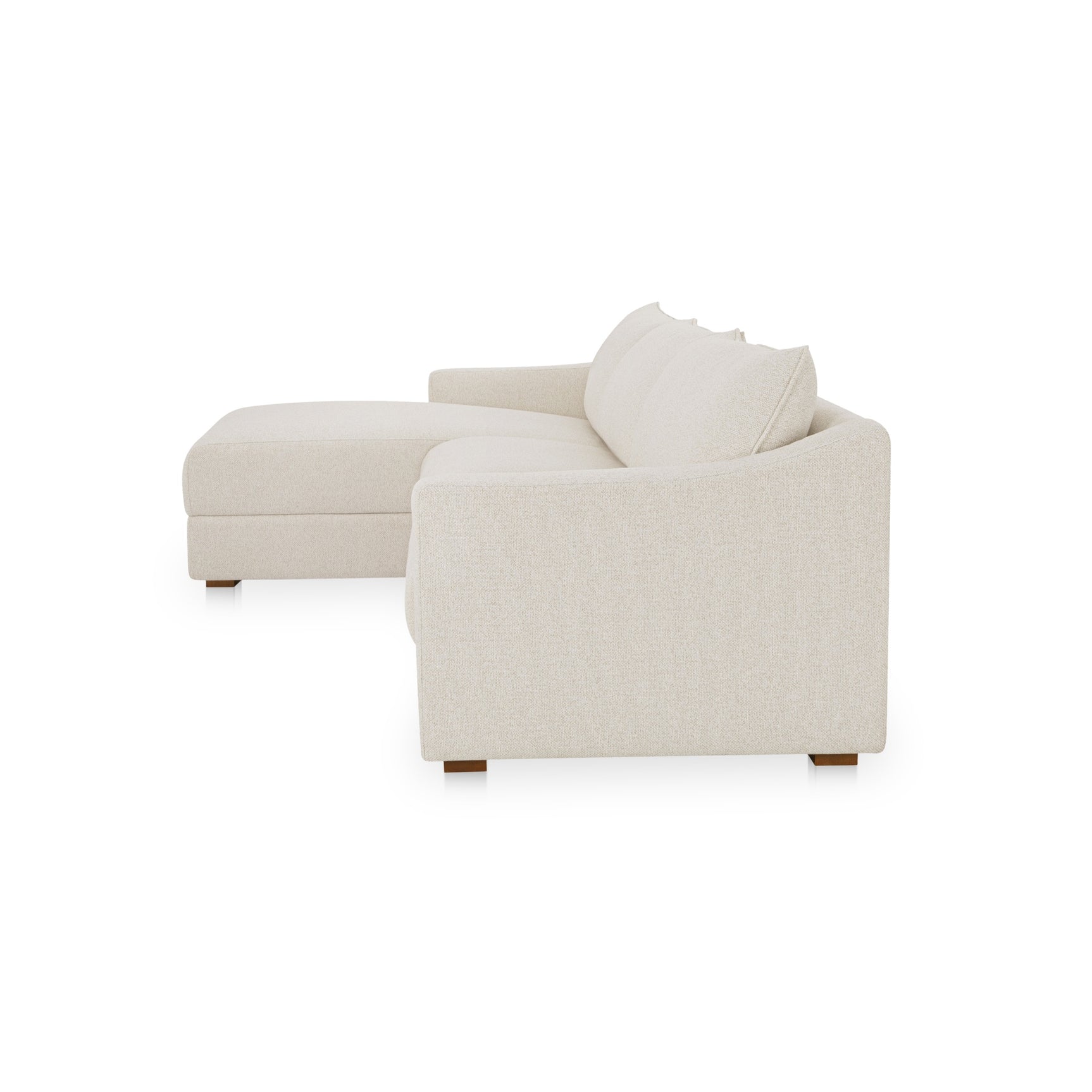 Farrow Flecked Oat Left Sectional - Ornate Home