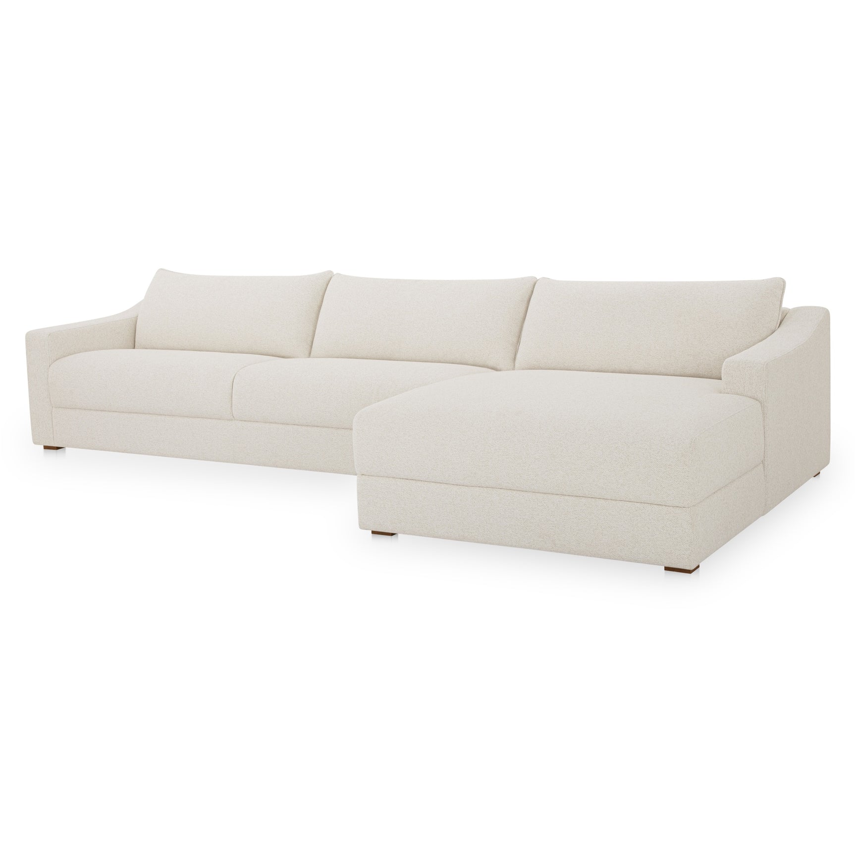 Farrow Flecked Oat Right Sectional - Ornate Home