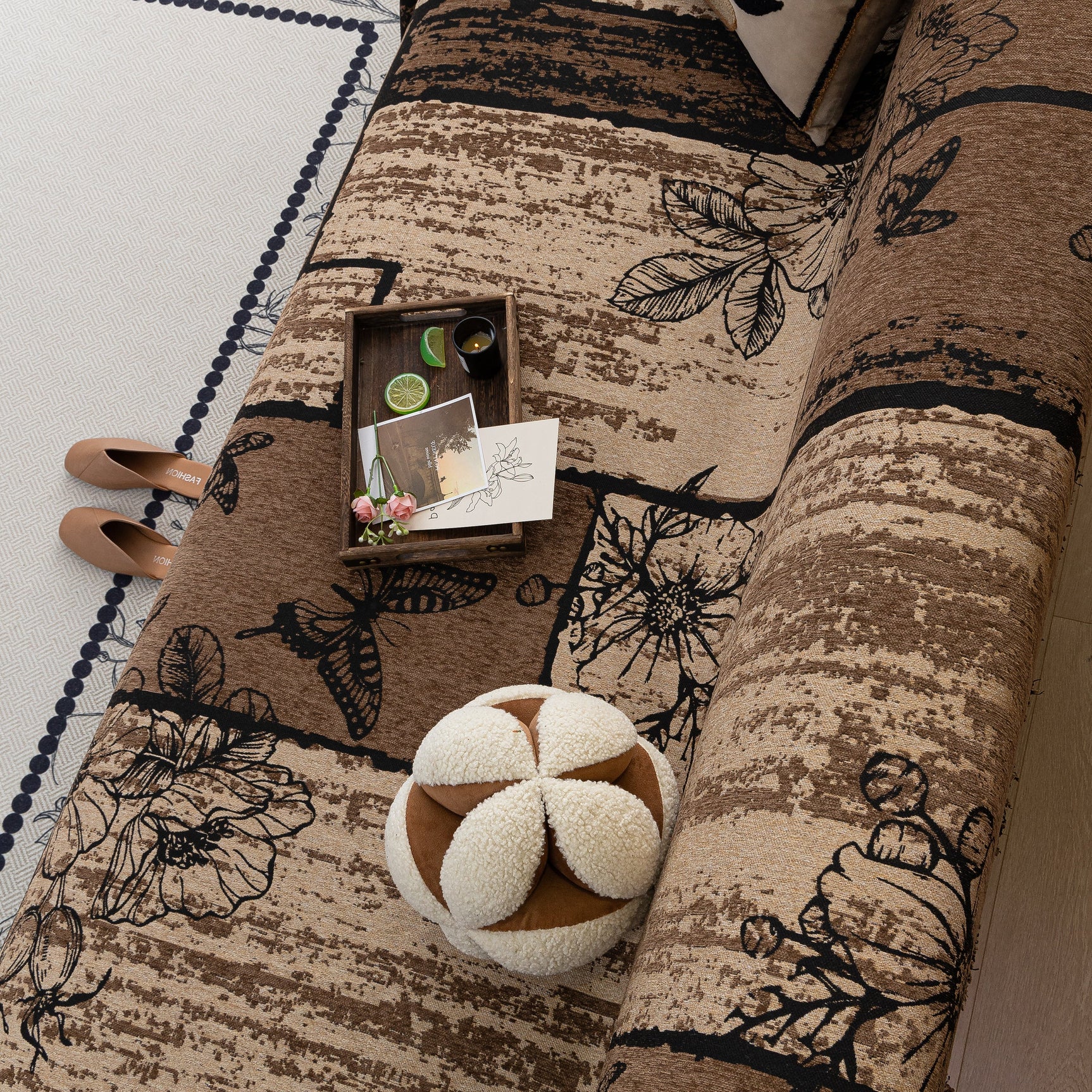 Fashion Couch Cover Blanket Bohemian Sectional Sofa Protector Furniture Covers for Sofas - Ornate Home