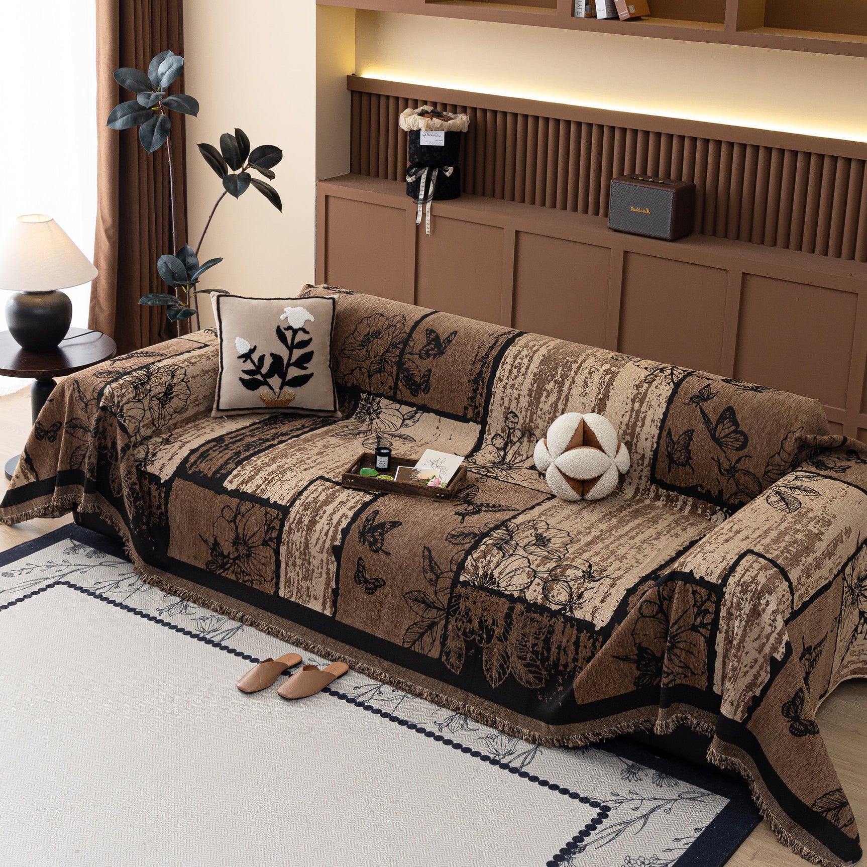 Fashion Couch Cover Blanket Bohemian Sectional Sofa Protector Furniture Covers for Sofas - Ornate Home