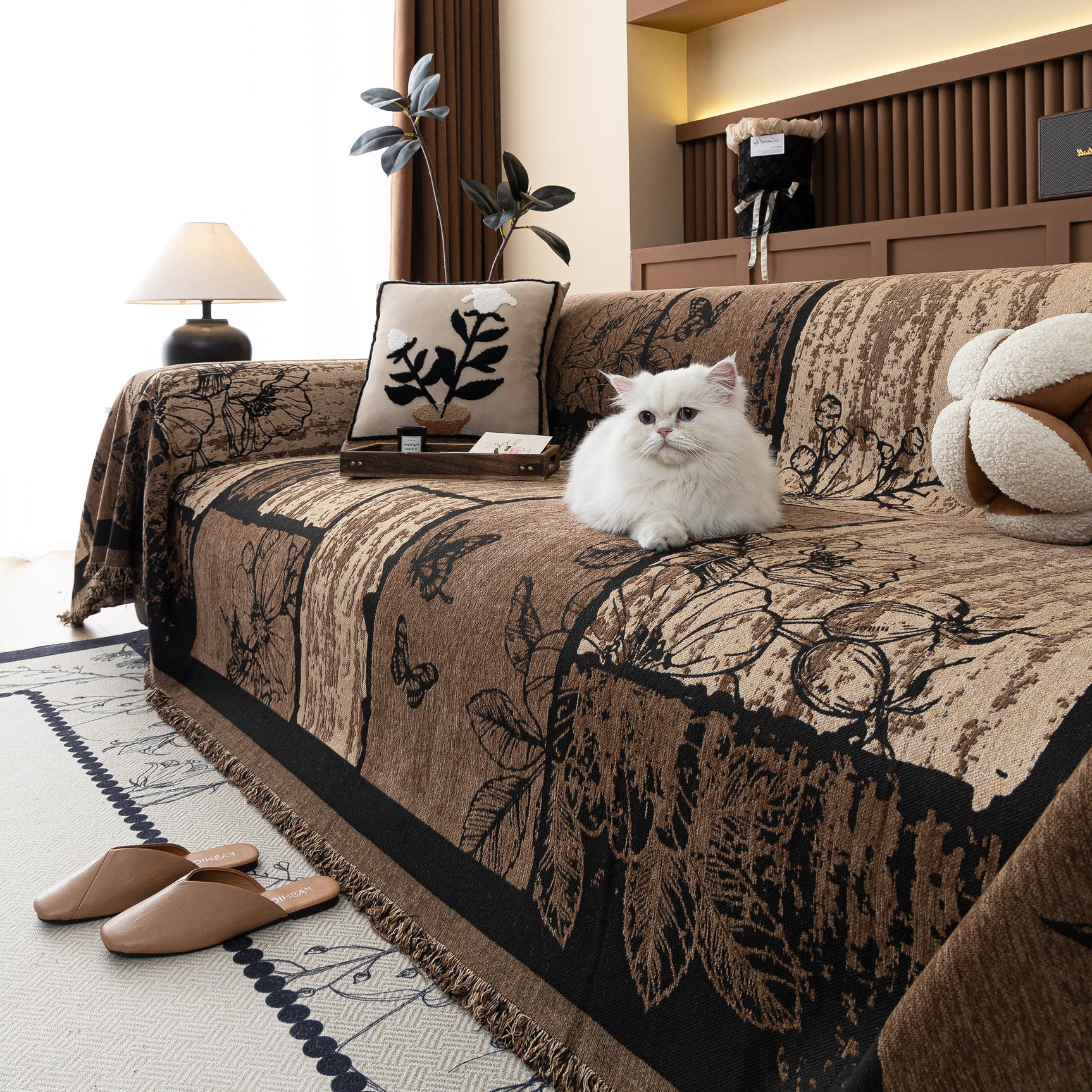Fashion Couch Cover Blanket Bohemian Sectional Sofa Protector Furniture Covers for Sofas - Ornate Home