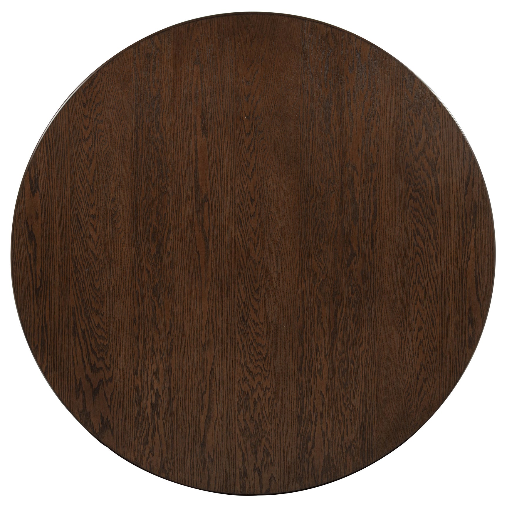 Faulkner Brown Oak 48-inch Round Wood Dining Table - Ornate Home