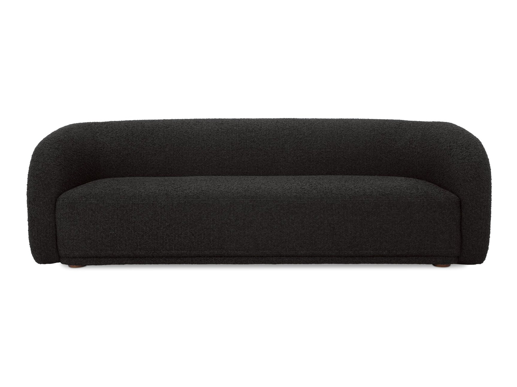 Faye Black Boucle Sofa - Ornate Home