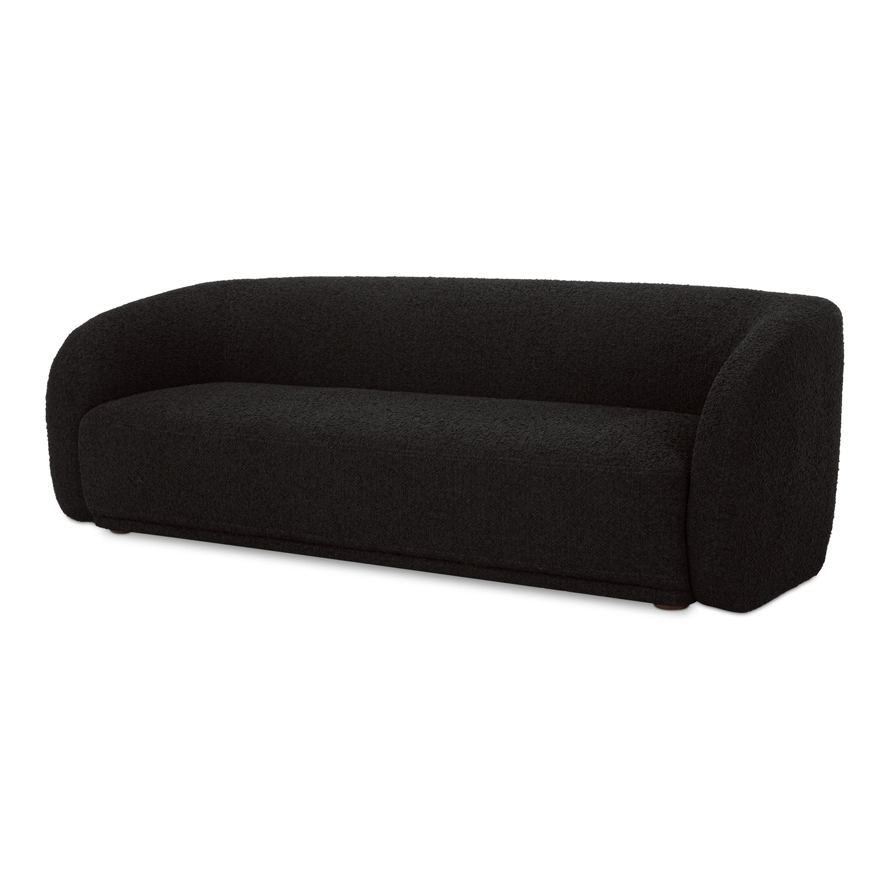 Faye Black Boucle Sofa - Ornate Home
