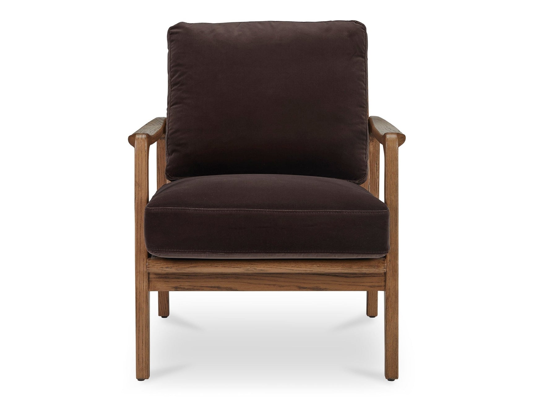 Fearne Dark Brown Accent Chair - Ornate Home