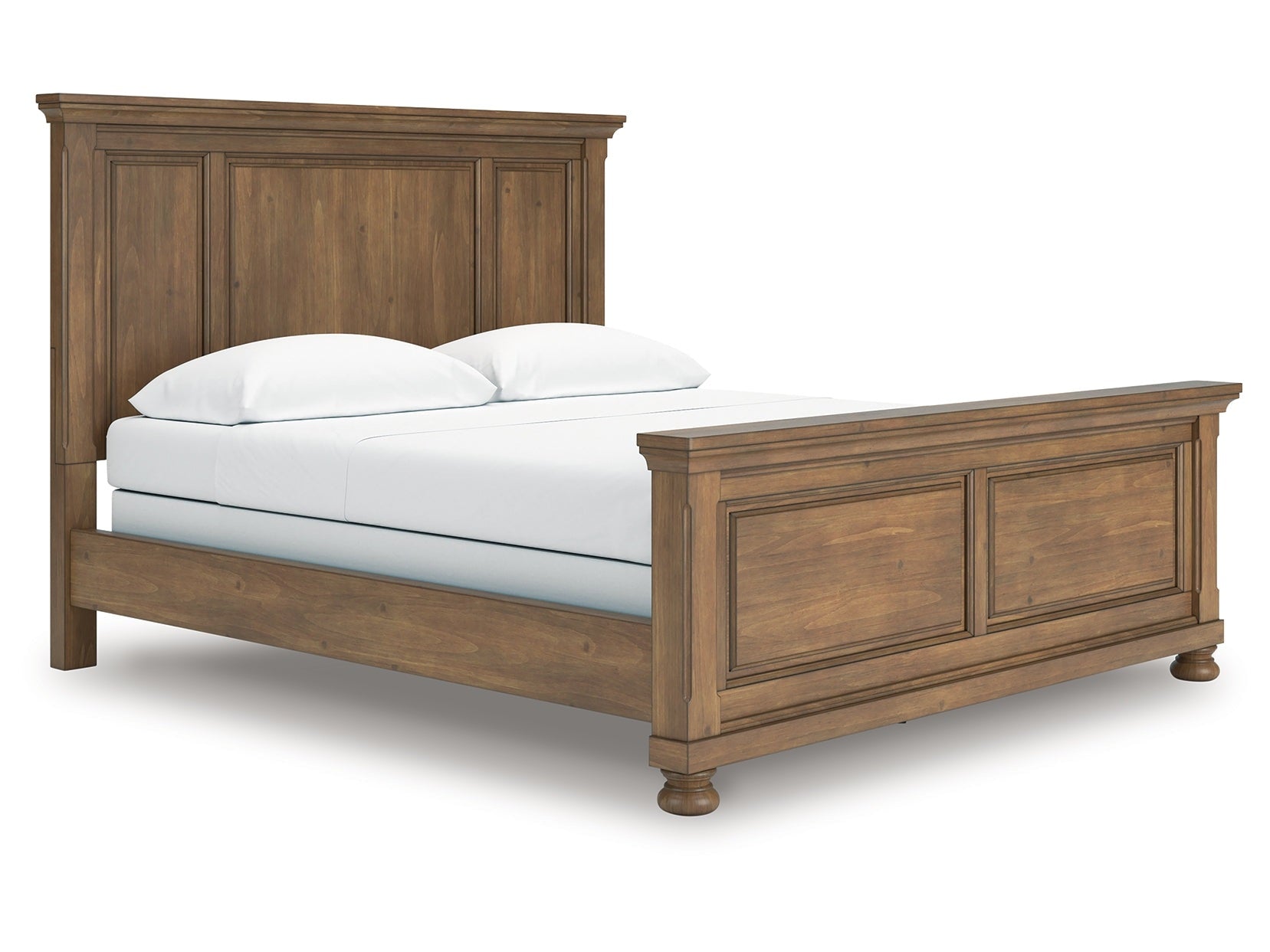 Feddinger Medium Brown California King Panel Bed - Ornate Home