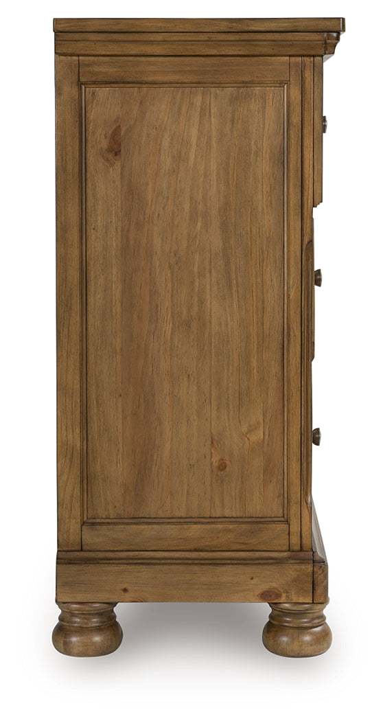 Feddinger Medium Brown Dresser (Online Special Price) - Ornate Home