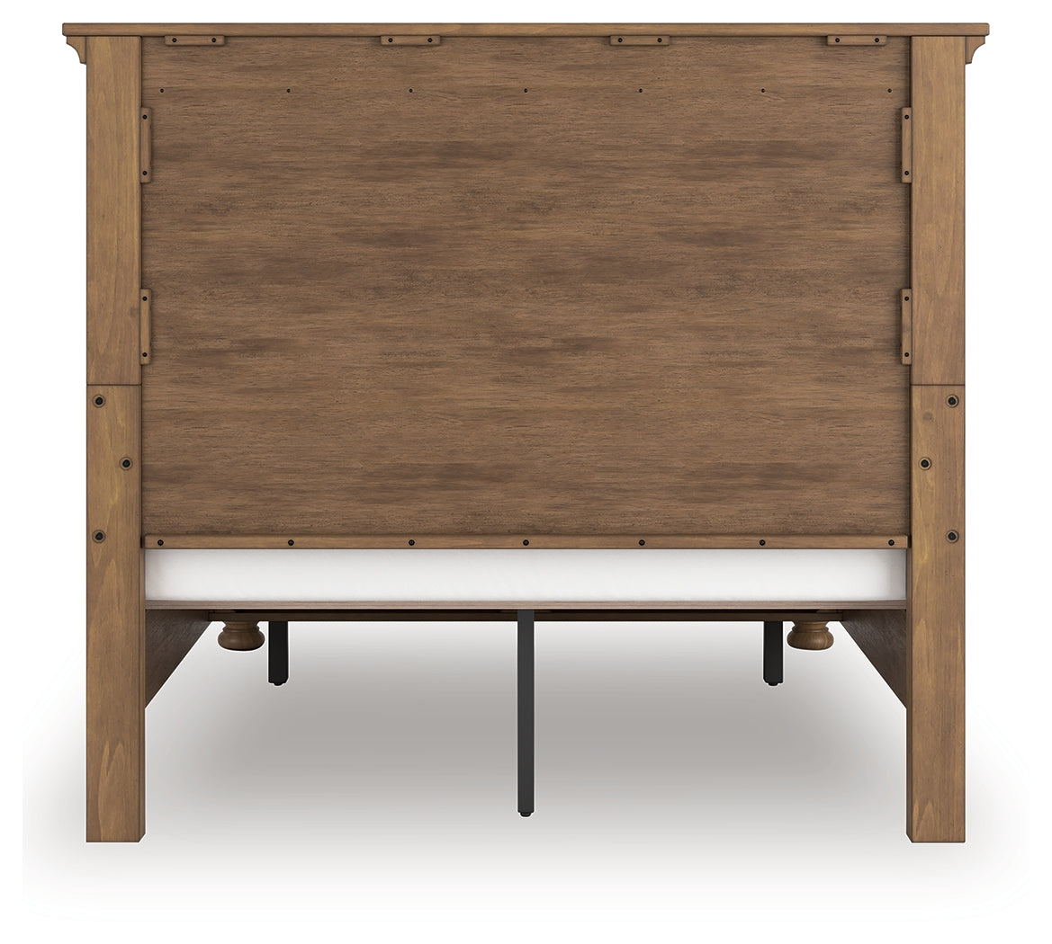 Feddinger Medium Brown Queen Panel Storage Bed (Online Special Price) - Ornate Home
