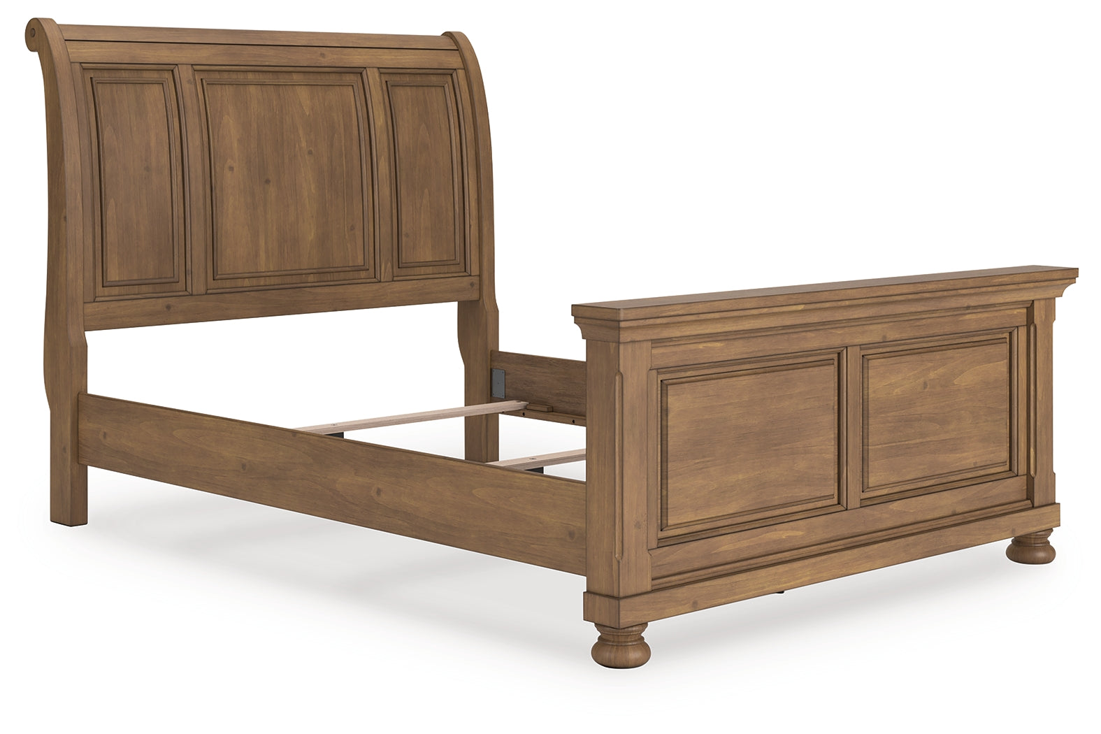 Feddinger Medium Brown Queen Sleigh Bed (Online Special Price) - Ornate Home