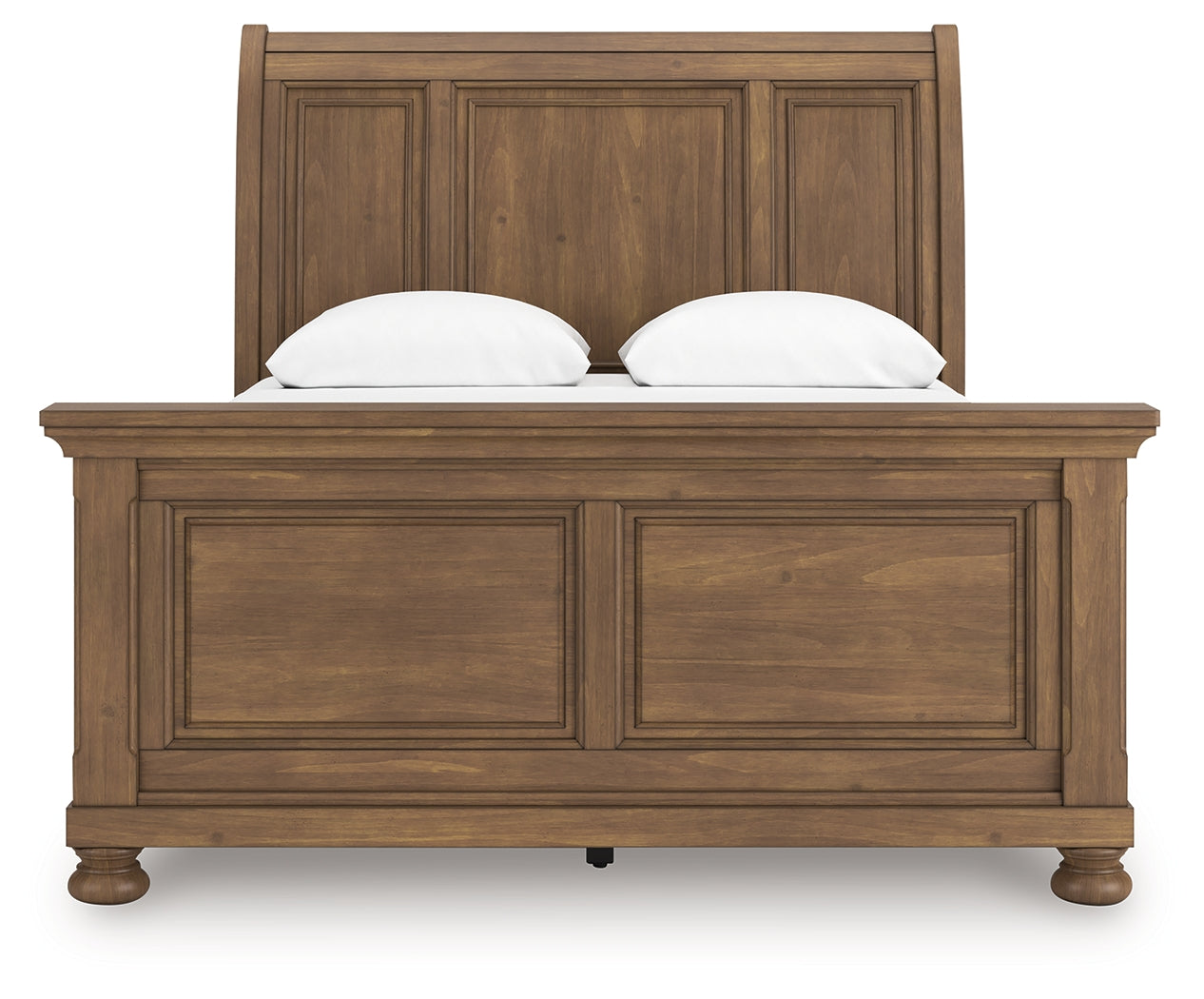 Feddinger Medium Brown Queen Sleigh Bed - Ornate Home
