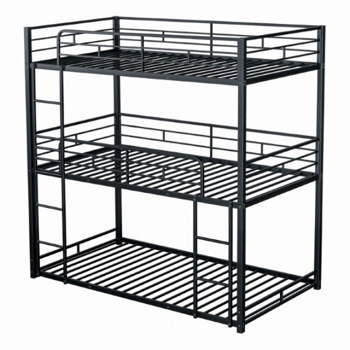 Felgu Black Twin Bunk Bed - Ornate Home