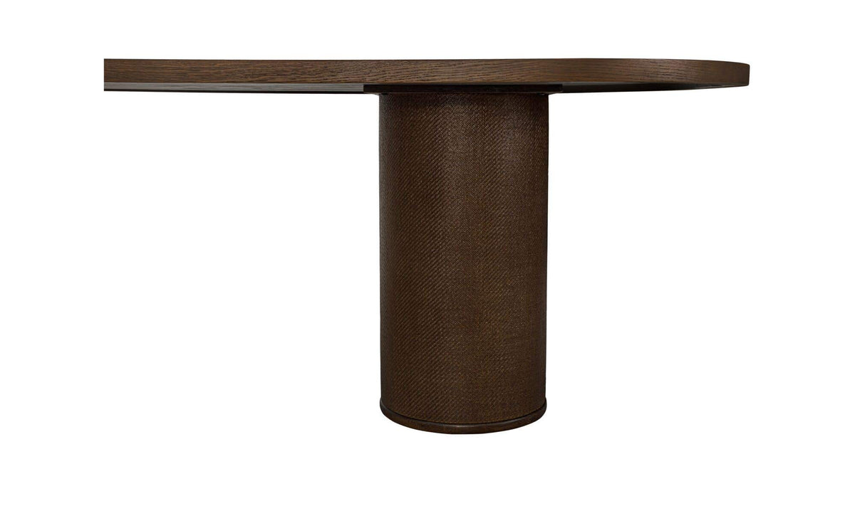 Fenwick Dark Brown Oval Dining Table - Ornate Home