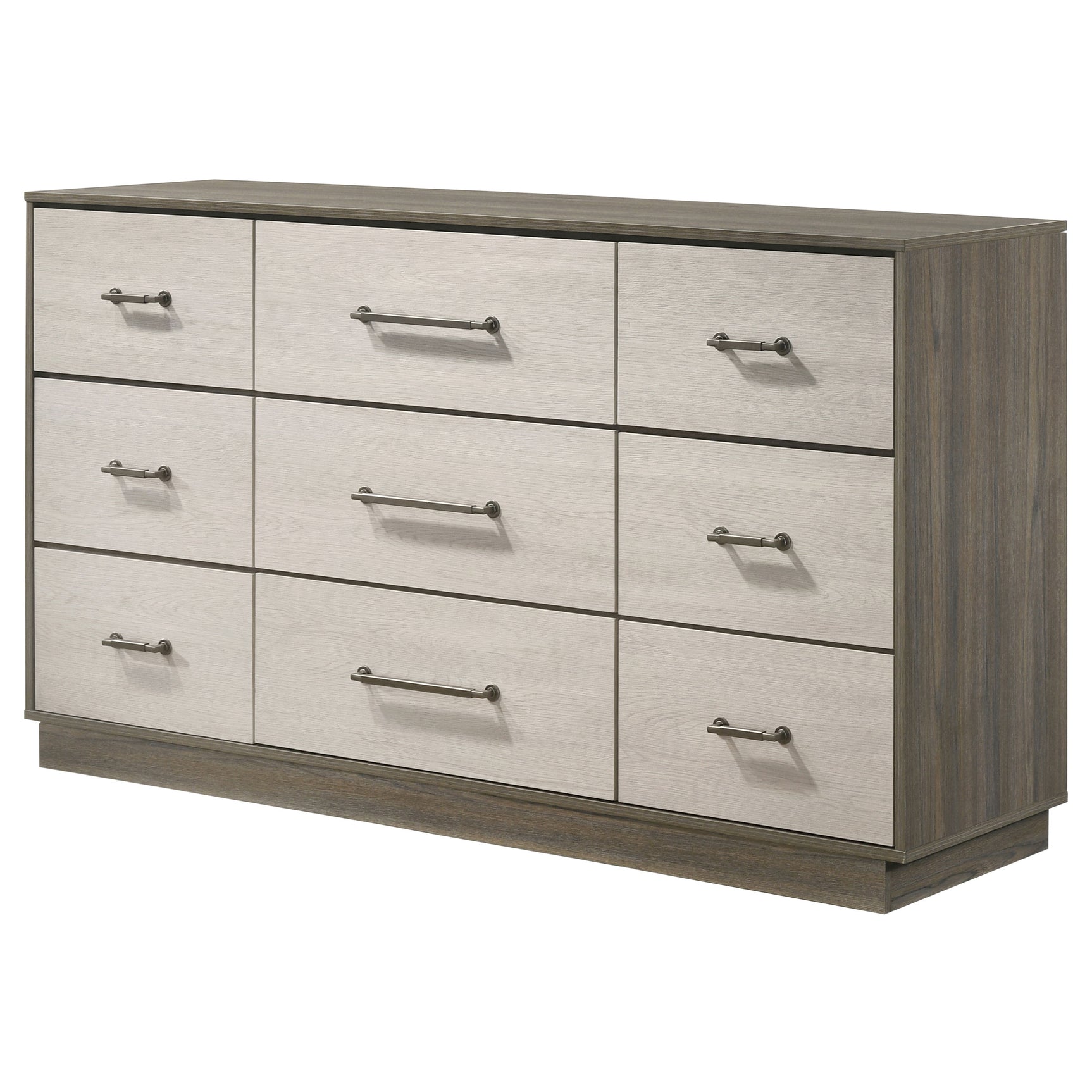 Fenwick Grey Oak/Almond Dresser - Ornate Home