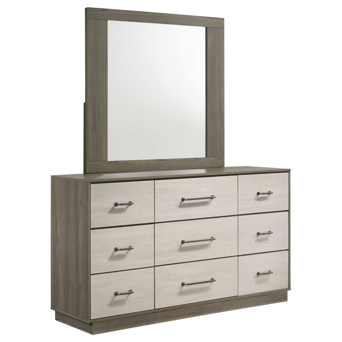grey white oak dresser Venice White Oak Large Dresser main image 0