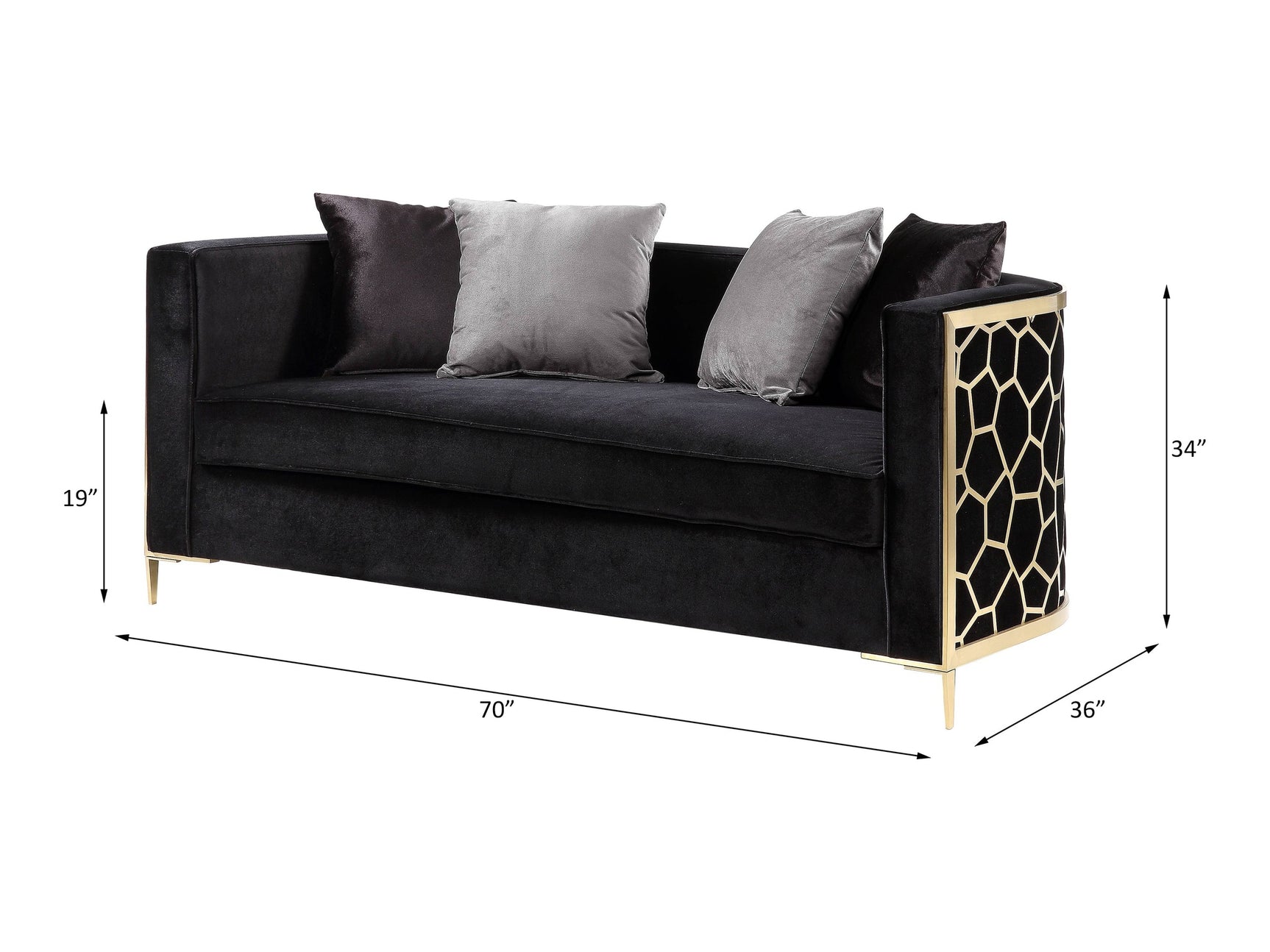 Fergal Loveseat - Ornate Home