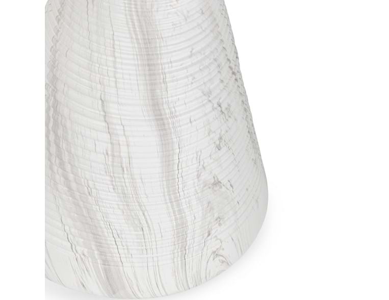 Fern White Outdoor Accent Table - Ornate Home