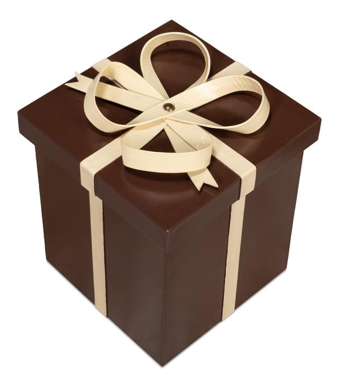 Ferrell Brown Leather Holiday Boxes (Set of 3) - Ornate Home