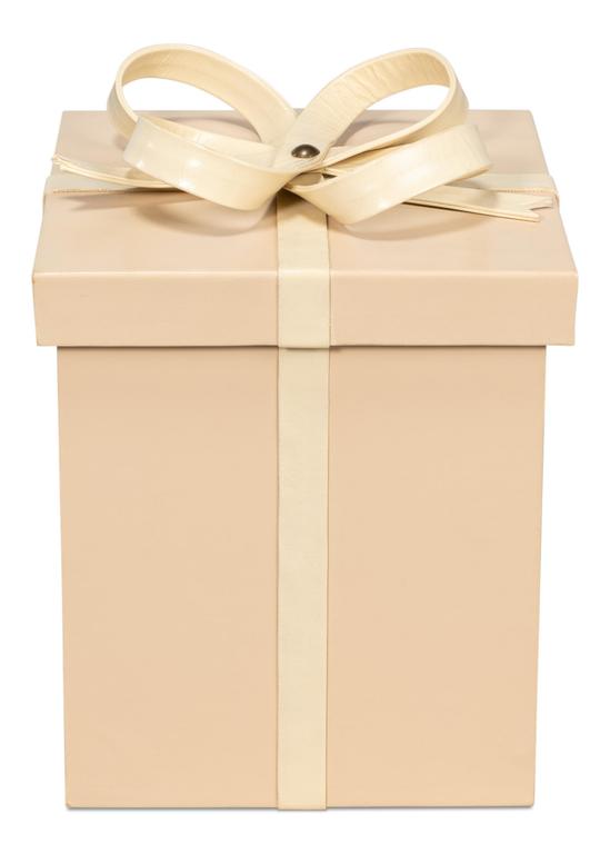 Ferrell Tan Leather Holiday Boxes (Set of 3) - Ornate Home