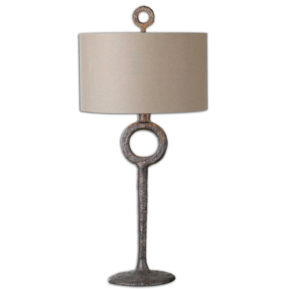 Ferro Bronze/Brown Cast Iron Table Lamp - Ornate Home