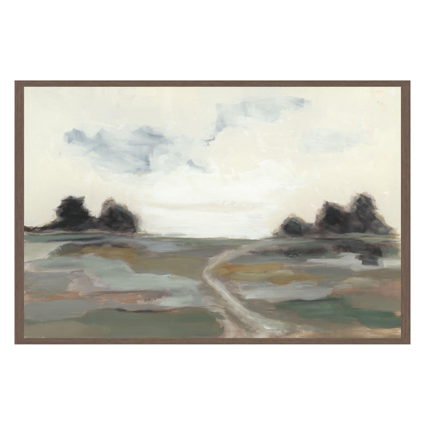 Field III Blue Painting 48x72 by Buddy Whitlock - Ornate Home