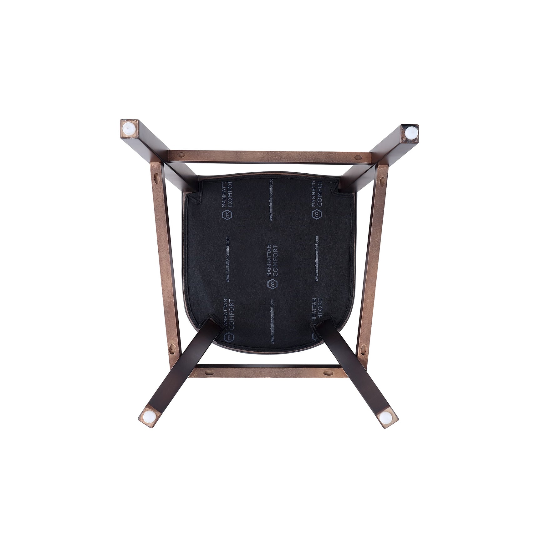 Fifth Avenue Faux Leather Barstool in Light Grey - Ornate Home