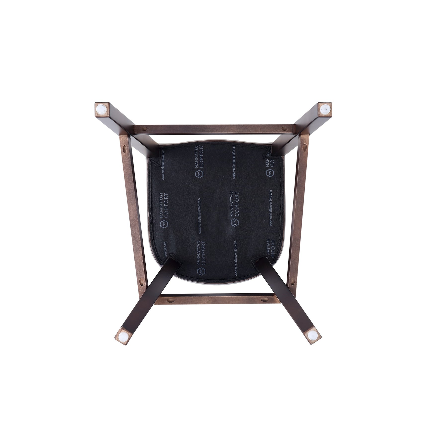 Fifth Avenue Faux Leather Barstool in Pebble Grey (set of 2) - Ornate Home