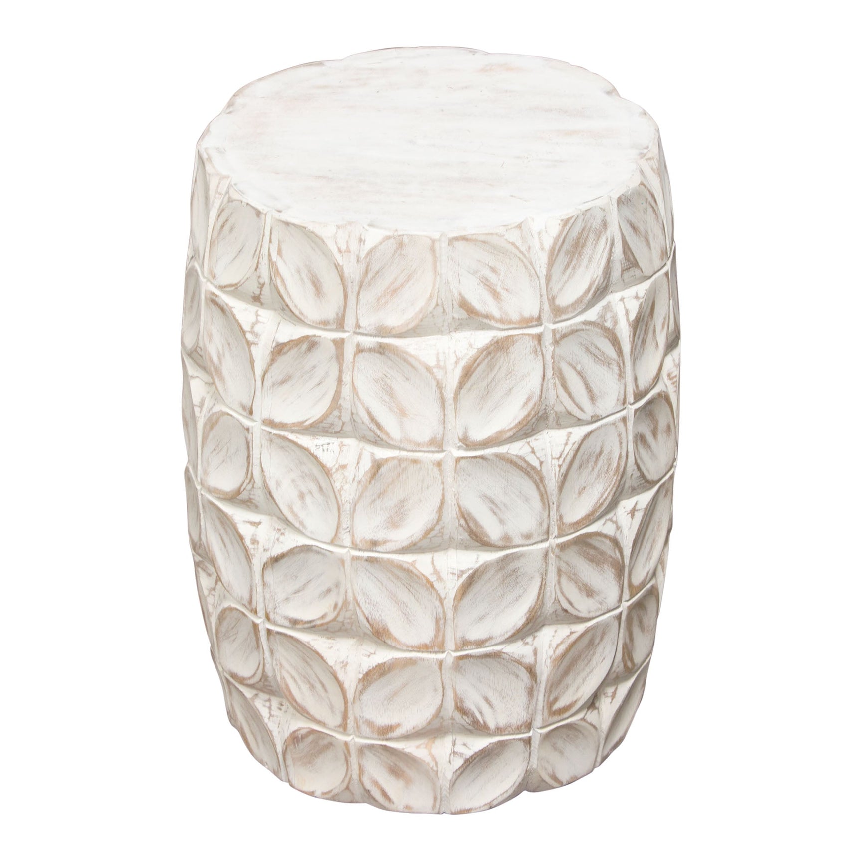 Fig White Accent Table - Ornate Home