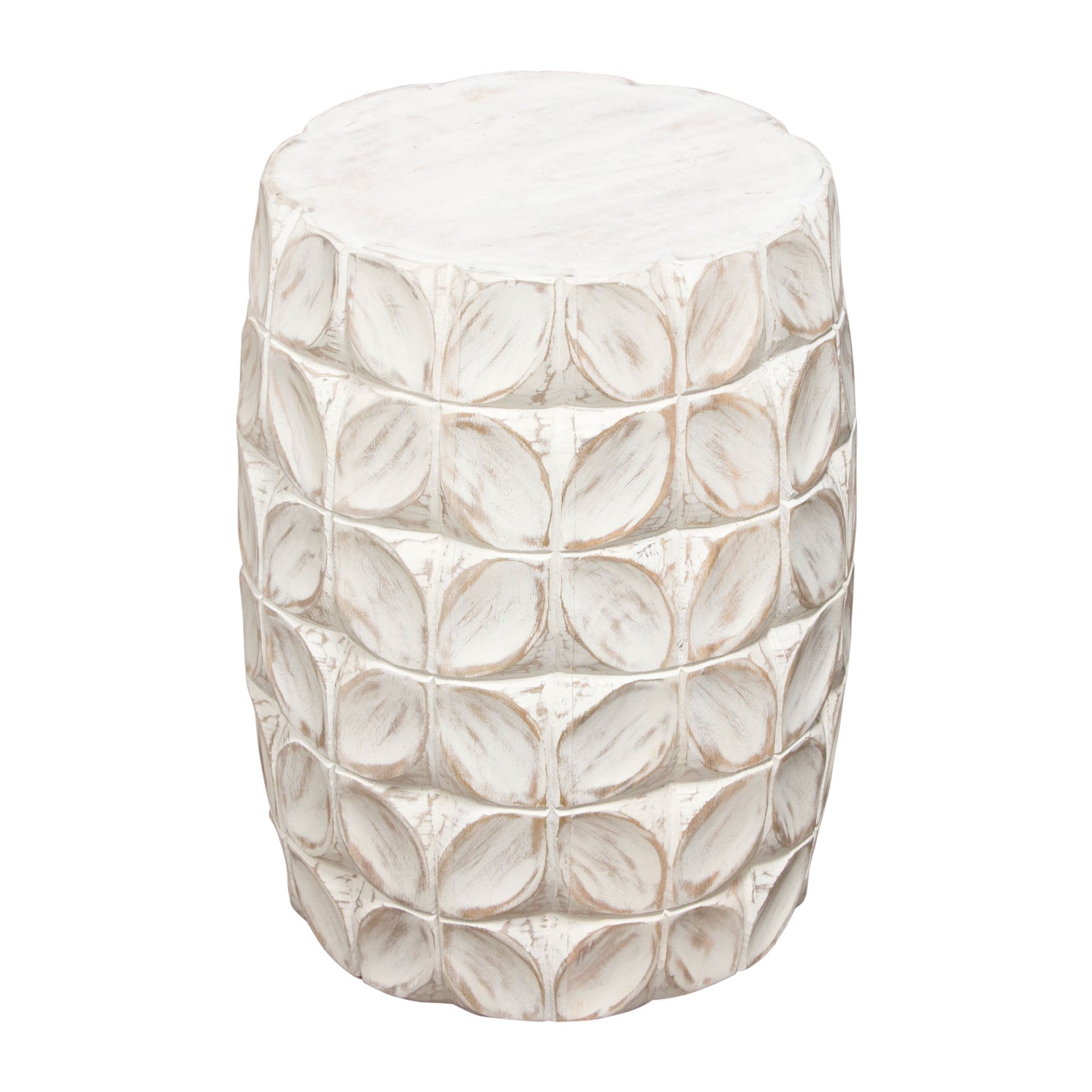 Fig White Accent Table - Ornate Home