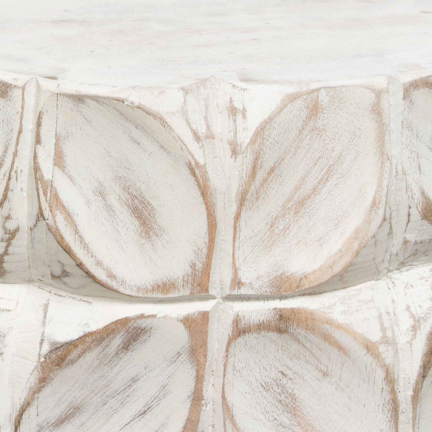 Fig White Accent Table - Ornate Home