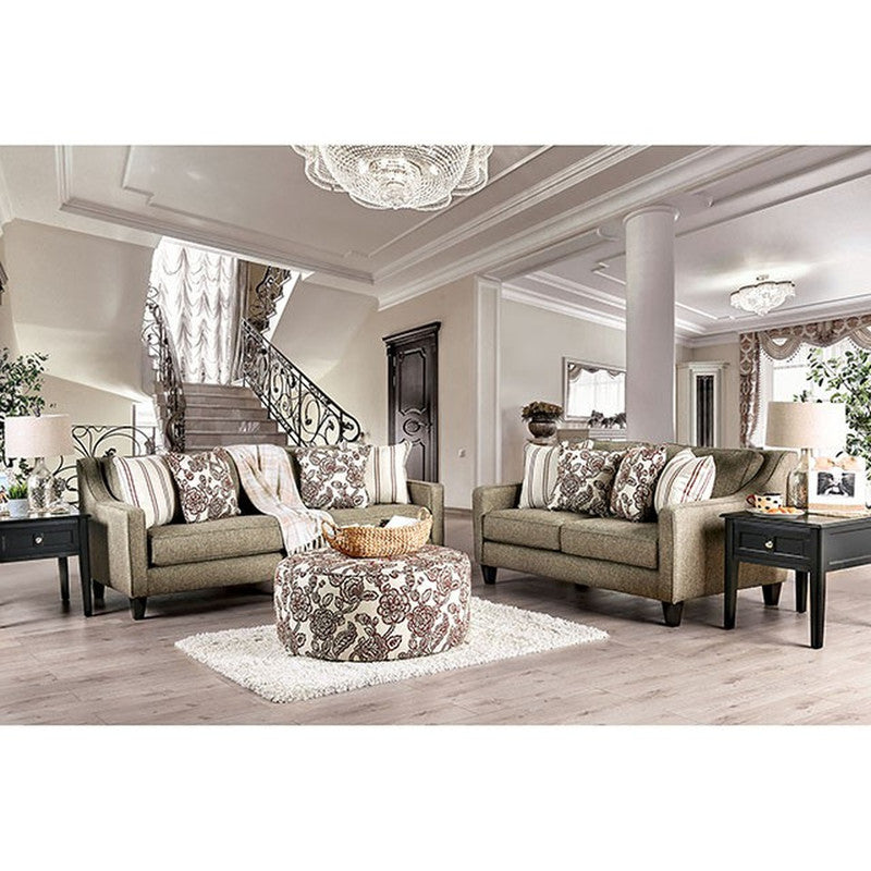 Fillmore Warm Gray Loveseat - Ornate Home