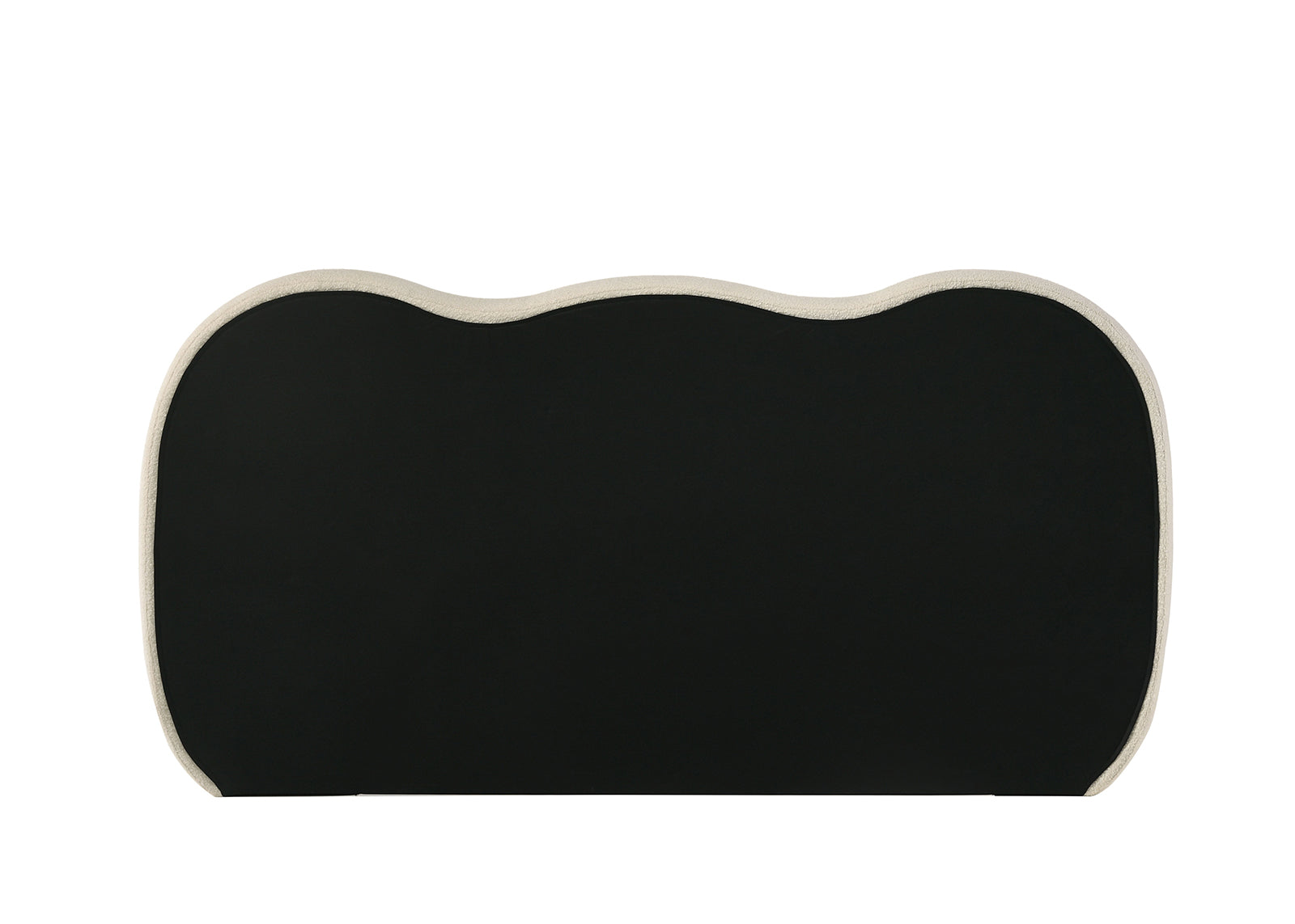 Finamore White/Natural Oak E.King Bed - Ornate Home