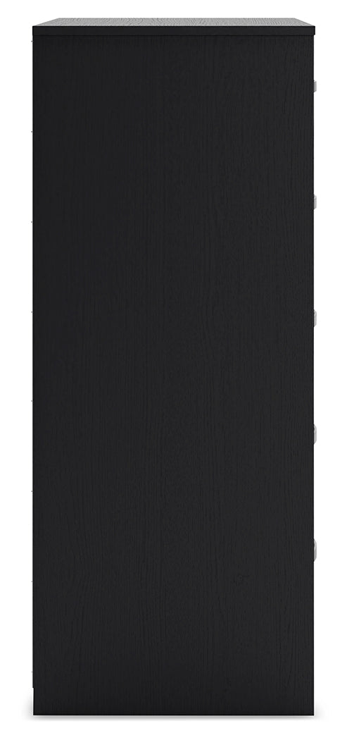 Finch Black Chest of Drawers (Online Special Price) - Ornate Home