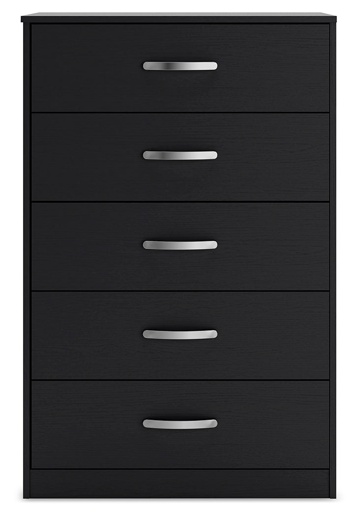 Finch Black Chest of Drawers (Online Special Price) - Ornate Home