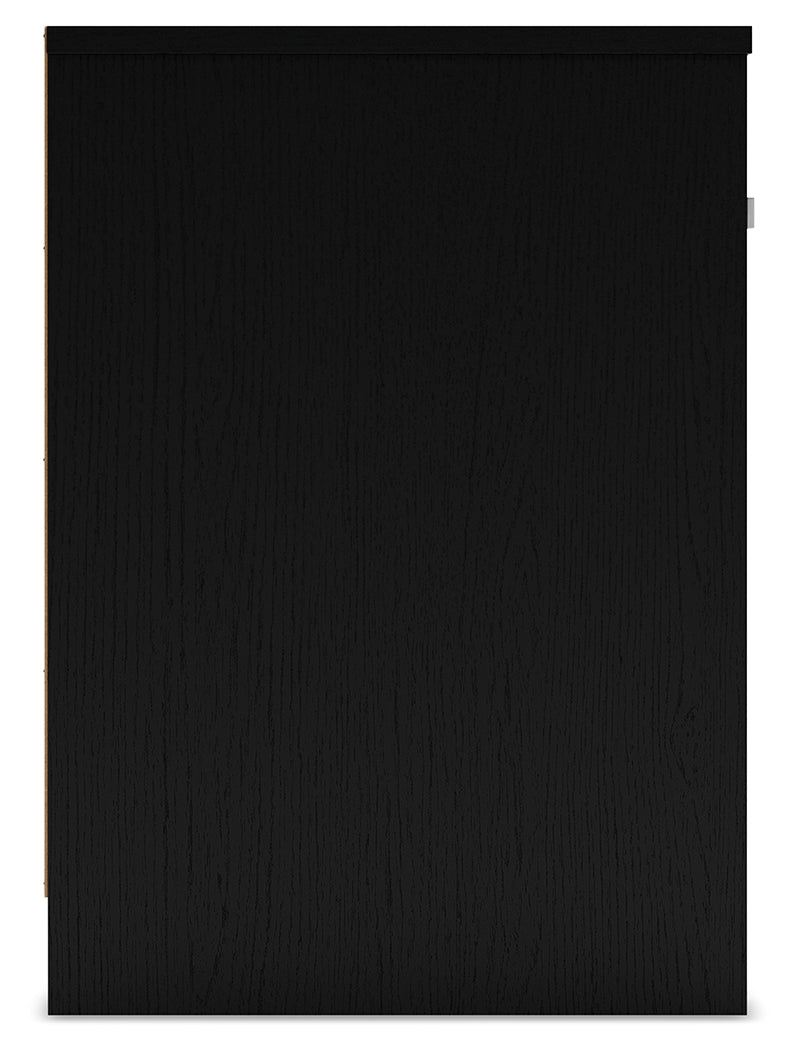 Finch Black Nightstand (Online Special Price) - Ornate Home