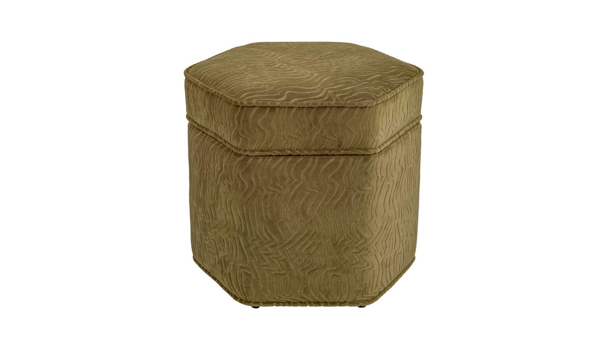 Finn Olive Storage Ottoman