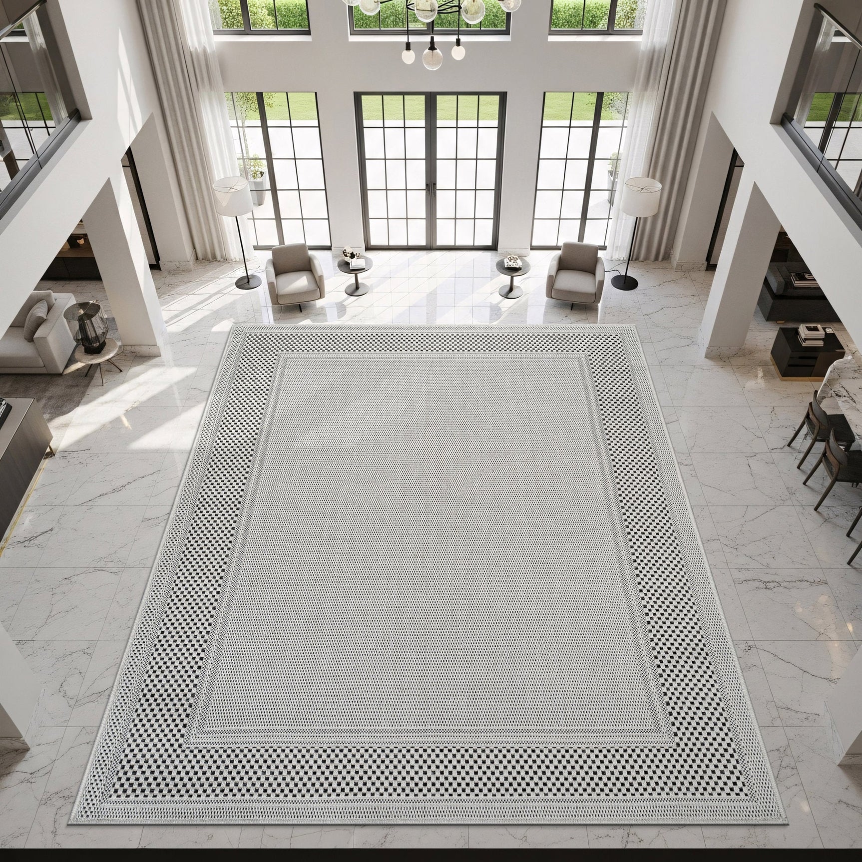 Fiora Bone 6 Jute-Look Rug | Indoor/Outdoor Elegance - Ornate Home