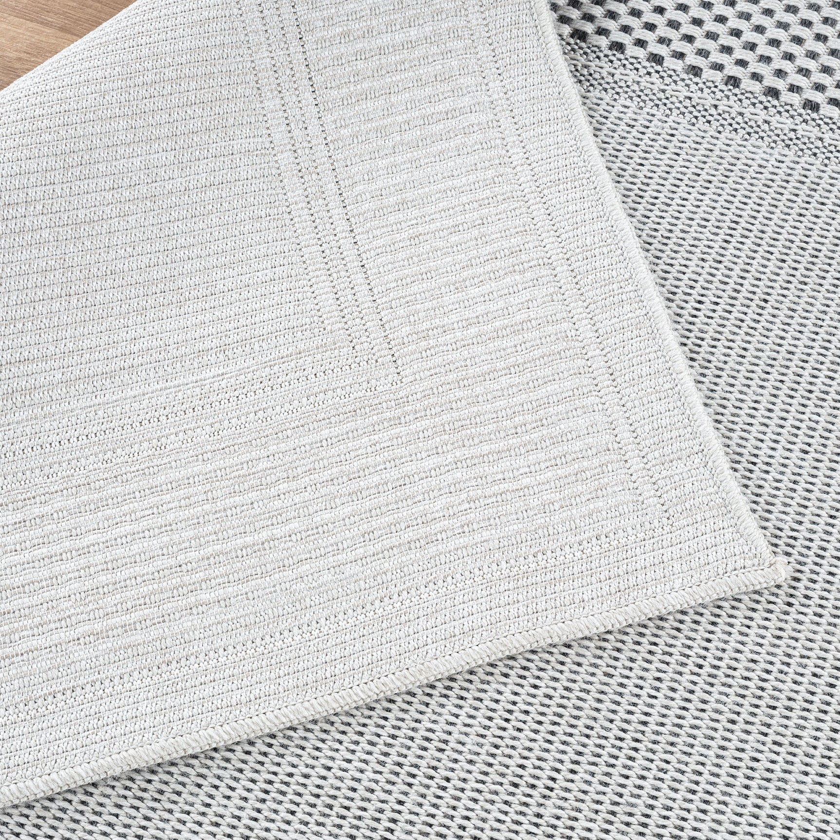 Fiora Bone 6 Jute-Look Rug | Indoor/Outdoor Elegance - Ornate Home