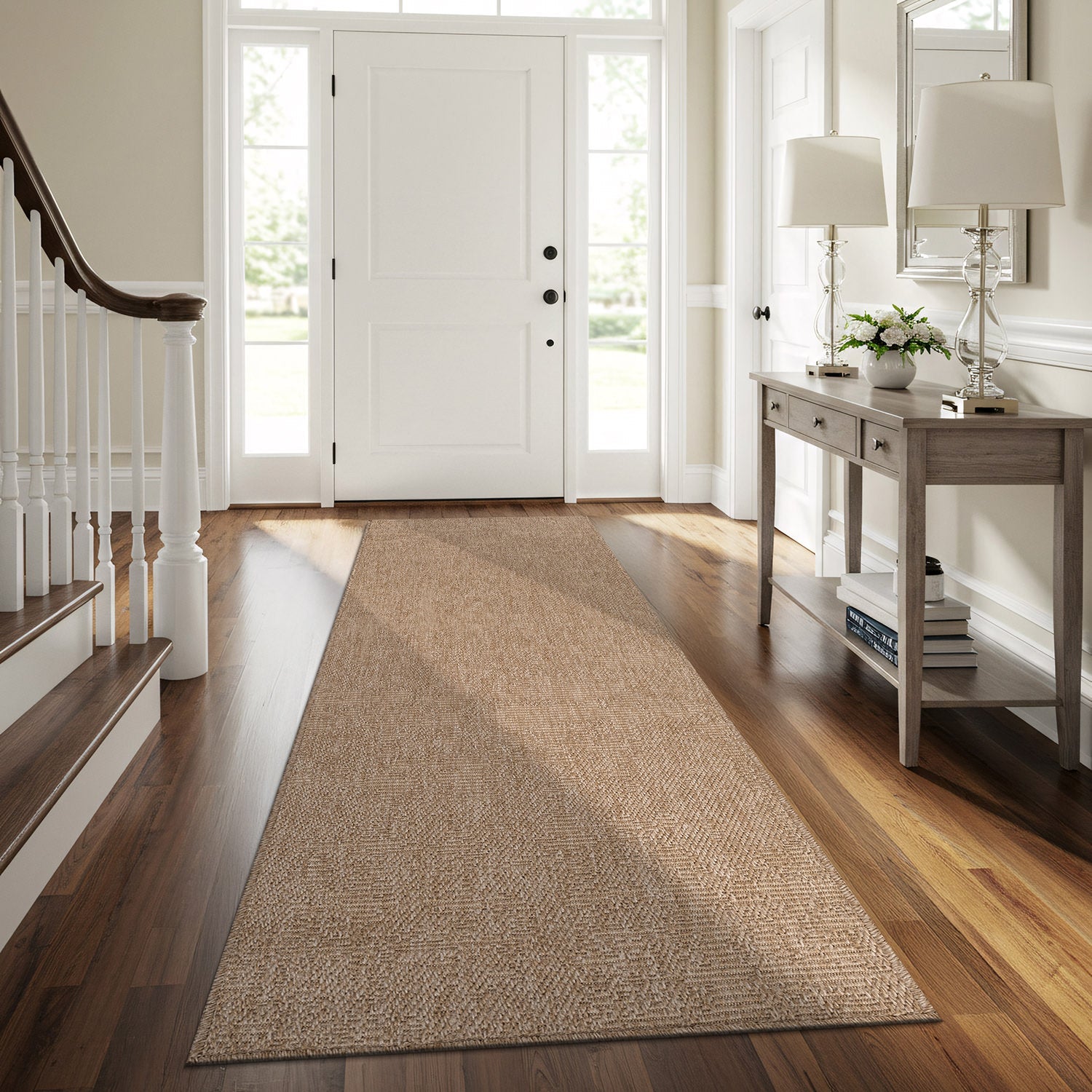 Fiora Natural 2 Jute-Look Rug | Zero-Stress Decor - Ornate Home