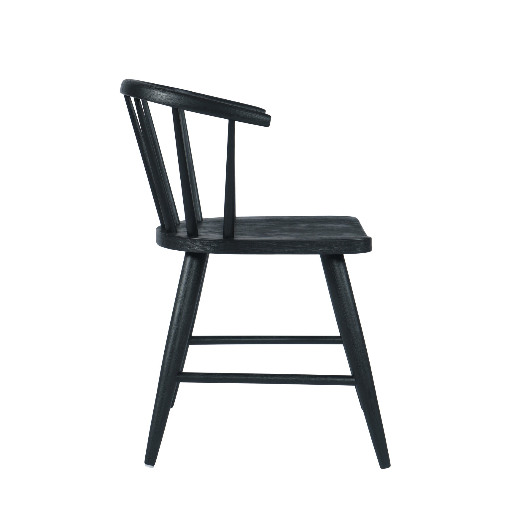 Fitz Black Chair (Set of 2) - Ornate Home