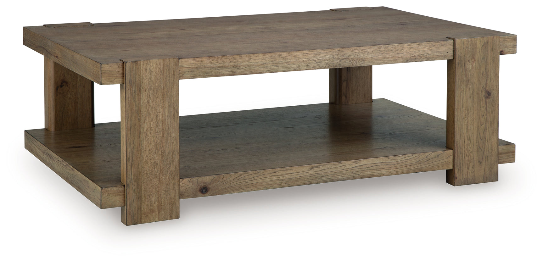 Flangren Light Brown Coffee Table - Ornate Home