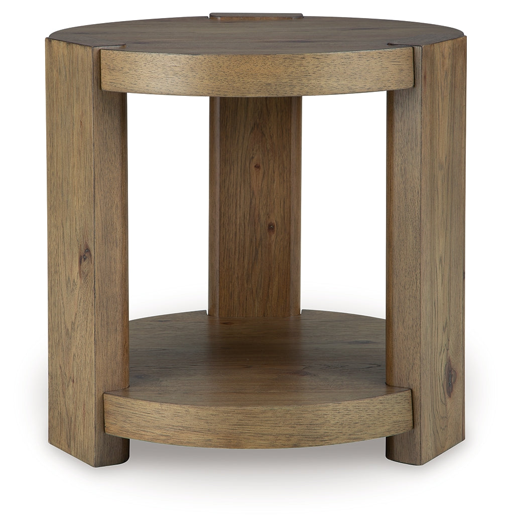 Flangren Light Brown End Table (Online Special Price) - Ornate Home