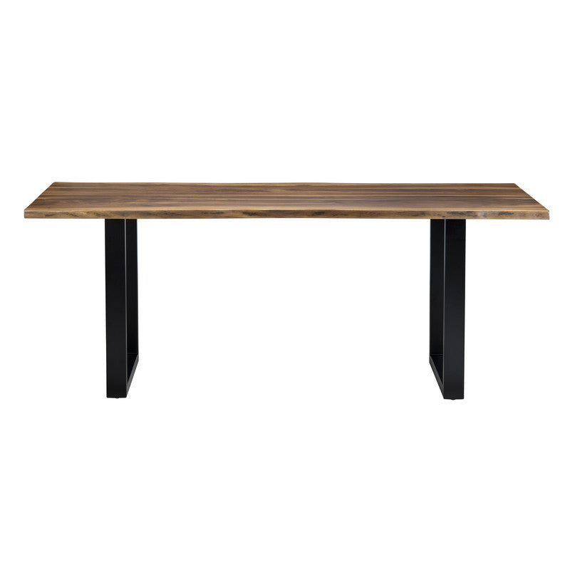 Fletcher Brown/Black Dining Table - Ornate Home