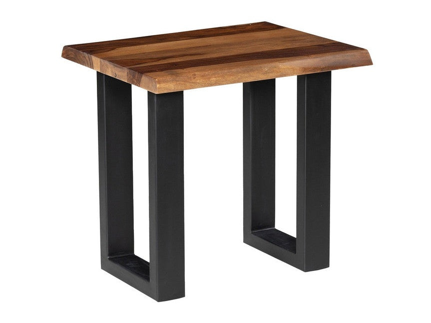Fletcher Brown/Black End Table - Ornate Home