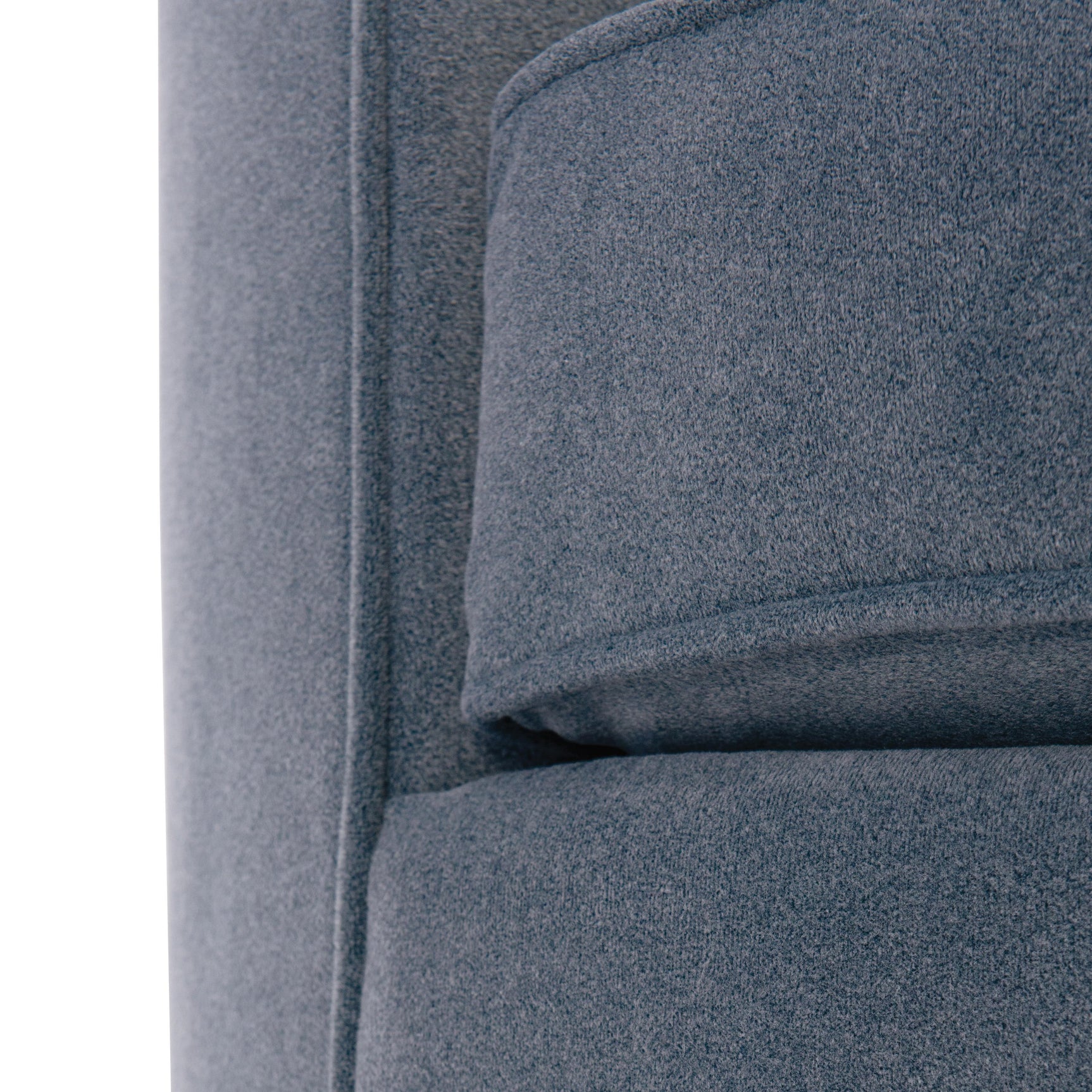 Fleur Blue Fabric Swivel Chair - Ornate Home